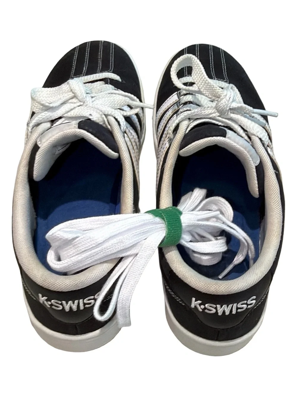 K-Swiss Men's Classic Black & White Sneakers | Swiss Luxury / Size 9